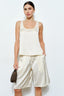 Sabrina Satin Scoop Neck Tank