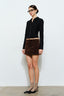 Maia Zip Up Collared Long Sleeve Top