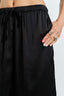 Sabrina Relaxed Fit Satin Long Shorts