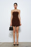 Peyton Strapless Tailored Mini Dress