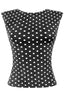 Grace Open Back Polka Dot Top