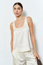 Sabrina Satin Scoop Neck Tank