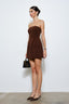 Peyton Strapless Tailored Mini Dress