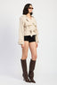 Janelle Cropped Trench