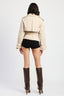 Janelle Cropped Trench