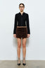 Maia Zip Up Collared Long Sleeve Top