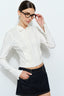 Maia Zip Up Collared Long Sleeve Top