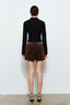 Maia Zip Up Collared Long Sleeve Top